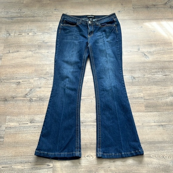 Rock Revolution Denim Bootcut Low Rise Jeans size 11 90s 00s Y2K - Picture 1 of 7